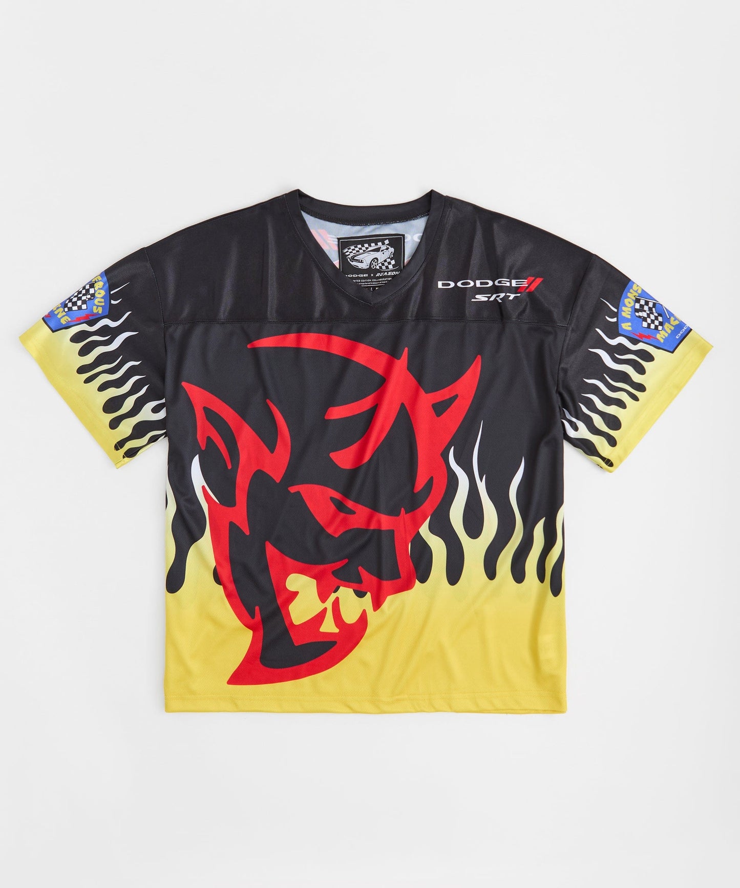 Dodge Demon Football Jersey - Black