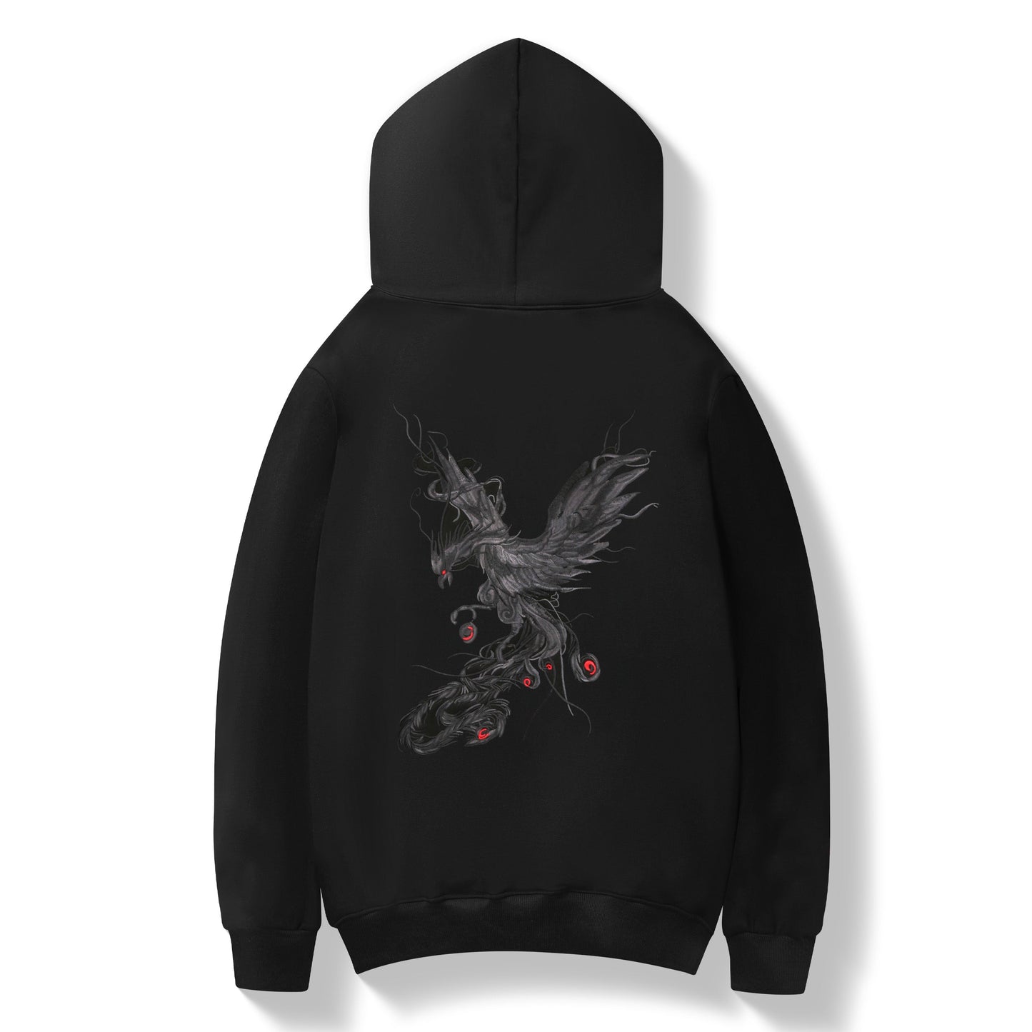 KH9011 Striking Phoenix Embroidery Hoodie