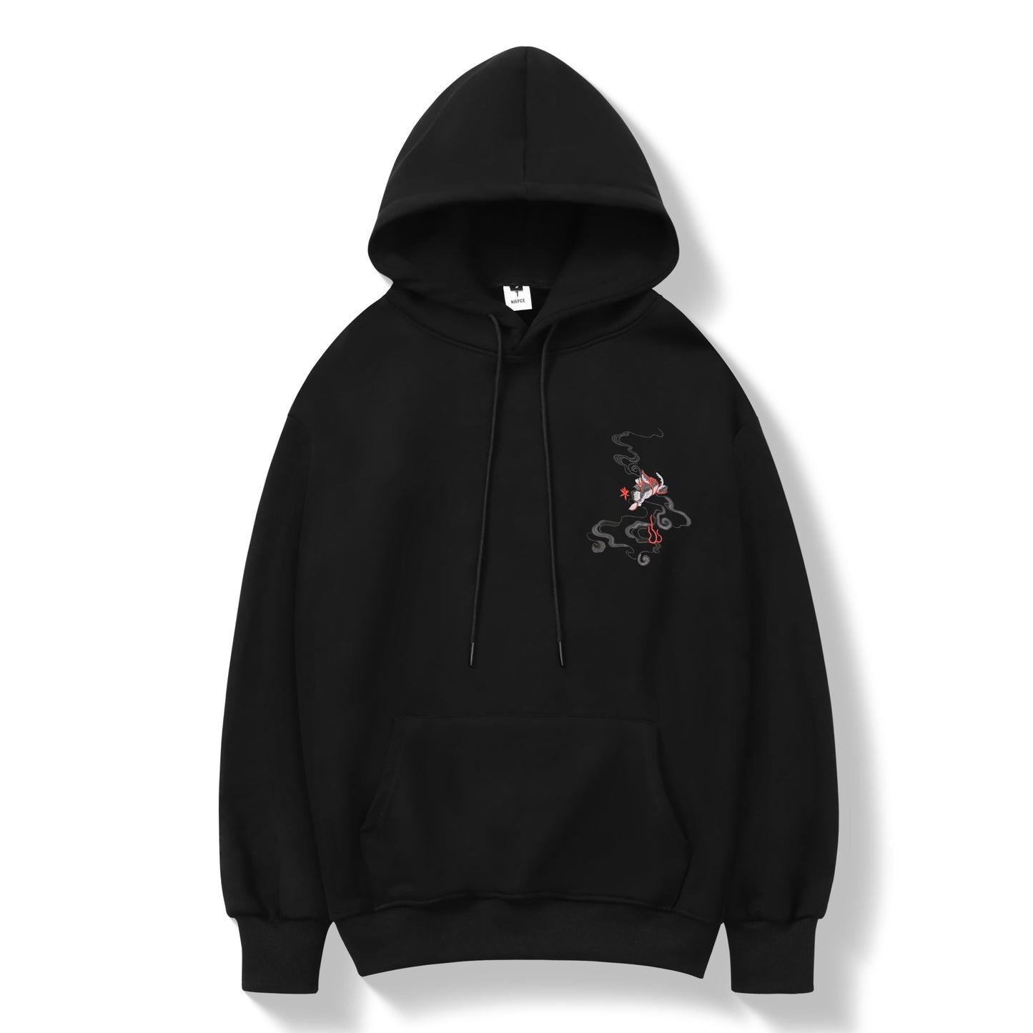 KH9011 Striking Phoenix Embroidery Hoodie