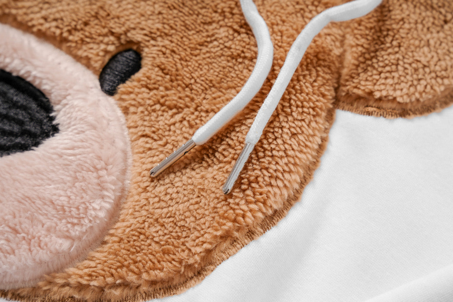 EXT369 Furry Teddy Hoodie