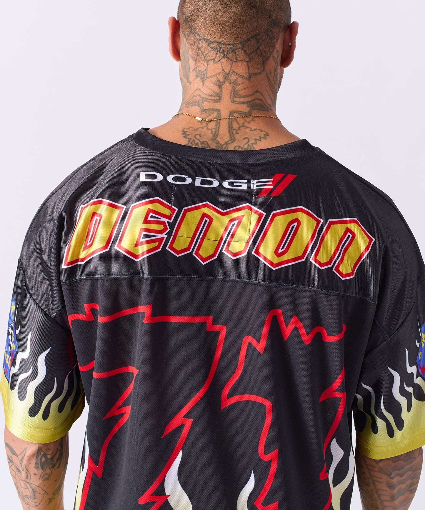 Dodge Demon Football Jersey - Black