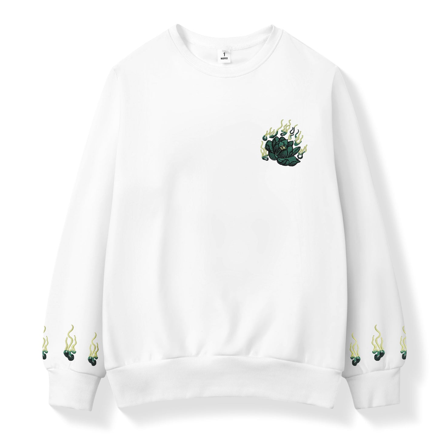 SW9007 Emerald Kirin Embroidery Sweater